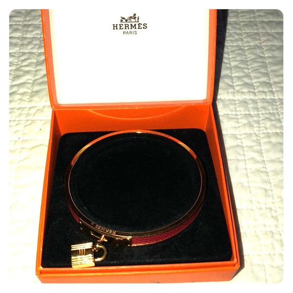 Hermès Lizard Kelly lock bangle 🌟1HR SALE🌟 - Picture 2 of 8